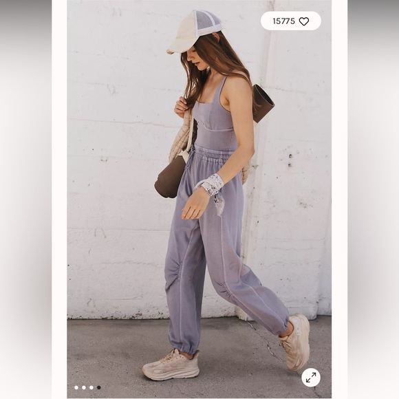 Free People Purple (trailblazer-color) Inbound Onesie Jumpsuit‎ - Picture 5 of 14